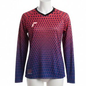 Reusch Women Hexicon Goalkeeper Jersey Navy Red Long Sleeve Soccer Shirt Adult L